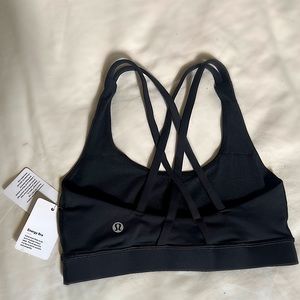 NWT Lululemon Energy Bra (Black)